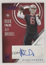2016 Panini Absolute Rook Ink Blue Jeff Driskel #23 Auto 9x7