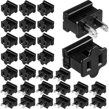 30 Pieces Christmas Lighting Slip Plug SPT-1 Male and SPT-1 Female Vampire Pl...