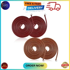 4 Pieces Treadle Sewing Machine Belt 72 X 3/16 Inch Sewing Machine Leather Belt