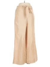 H By Halston Women Gold Linen Pants M