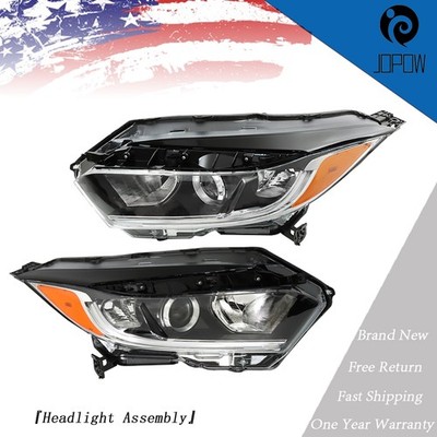 1 Pair Headlights Assembly Set Fit For Honda Hrv Hr-V 2019-2021 Clear Lens RH LH