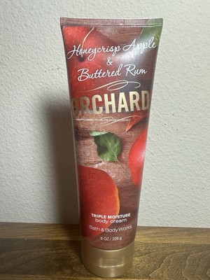 Bath & Body Works Honeycrisp & Buttered Rum Orchard Triple Moisturizer Cream 8oz