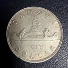 1937 GEORGE VI CANADA SILVER DOLLAR GREAT DETAIL, Do151