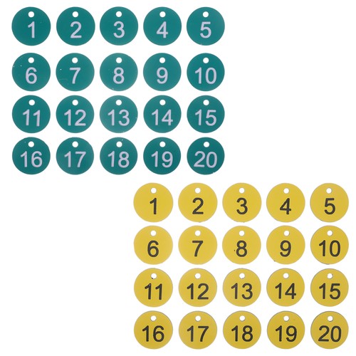 20 Pcs Nummernschild Büro Identifikationsnummer Des Bienenstocks - 第 4/12 張圖片