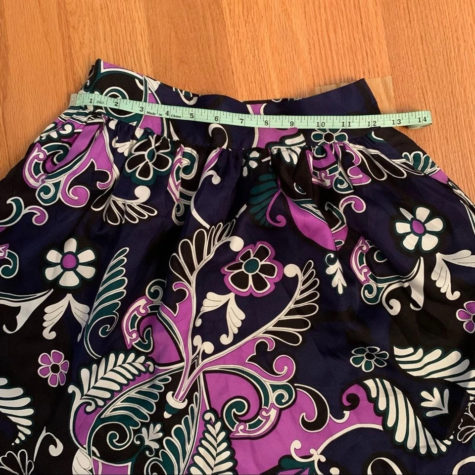 MINI SAIA CIRCULAR TIBI NEW YORK SEDA PAISLEY - Imagem 3 de 4