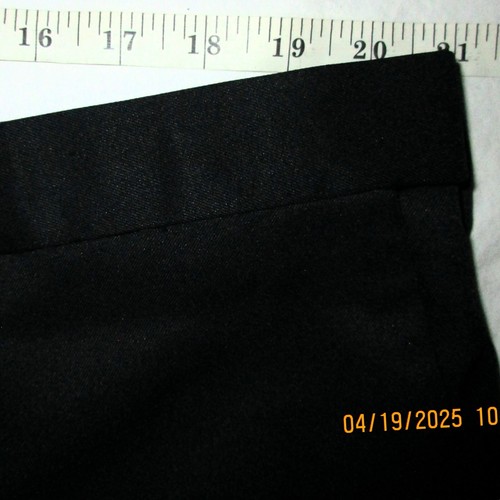 Pantaloni Haggar Cool 18 Performance Uomo Vestibilità Classica Comfort Vita Nero 42x29 $65 - Foto 14 di 24