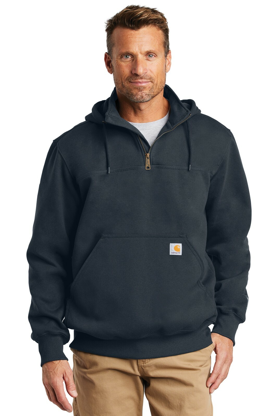 Hooded Quarter Zip Sweatshirt 100617 | eBay