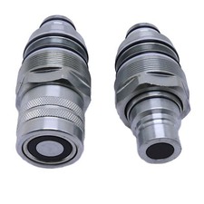 Male&Female Flat Face Coupler Kit V0511-77140 V0511-77150 For Kubota SVL75 SVL90