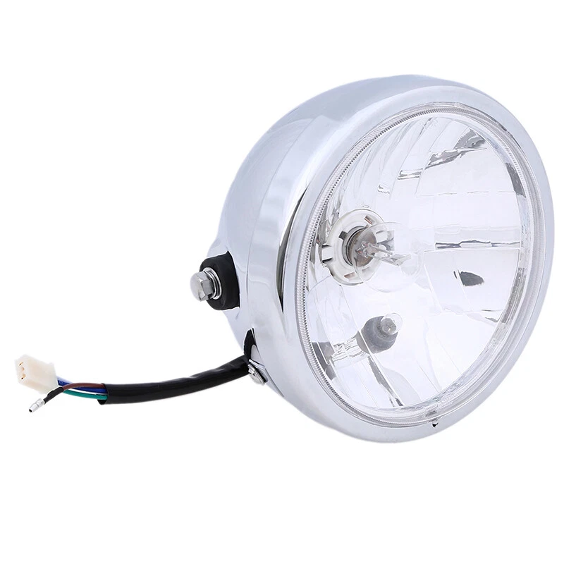 Bombilla de cabeza de faro alto/bajo de 6,8" para motocicleta ATV 12v para Honda Harley Yamaha Foto 3 de 4