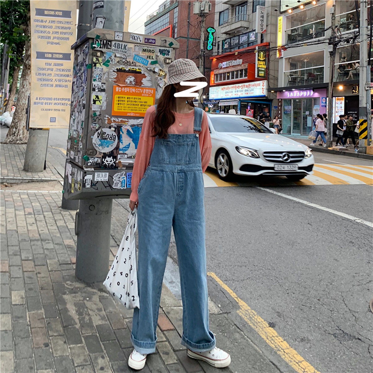 Casual Vintage College Loose Denim 