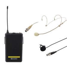 W Audio RM Quartet Beltpack Kit 863.01Mhz Lapel Headset Suitable for Kam Quartet