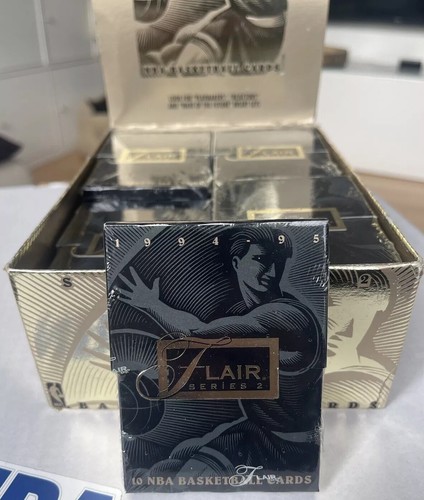 1994-95 FLAIR by FLEER NBA Basketball (série 2) PACK 10 cartes IMPORTATION EMBALLAGE D'ORIGINE COMME NEUF !! - Photo 12/16