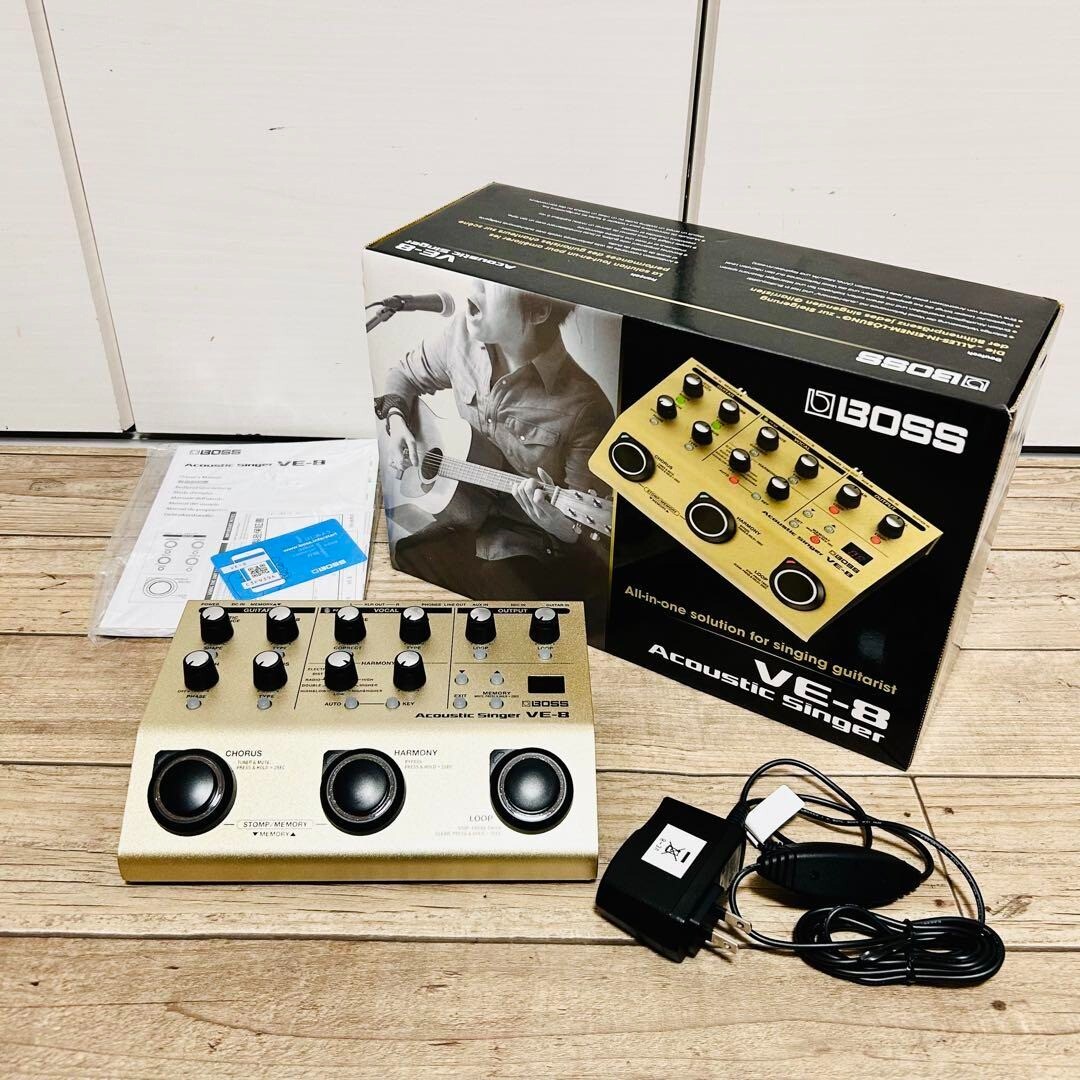 Boss VE-8 Acoustic Singer - Tan for sale online | eBay