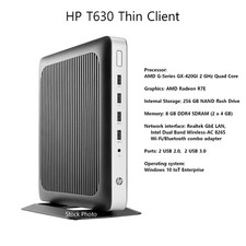 HP T630 Thin Client AMD GX-420GI, 256 GB FLASH SSD, 8 GB RAM, WiFi, Bluetooth