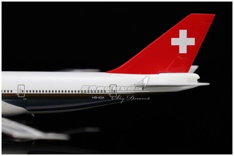 1:400 Phoenix Swissair BOEING 747-200 Passenger Airplane Diecast Aircraft Model