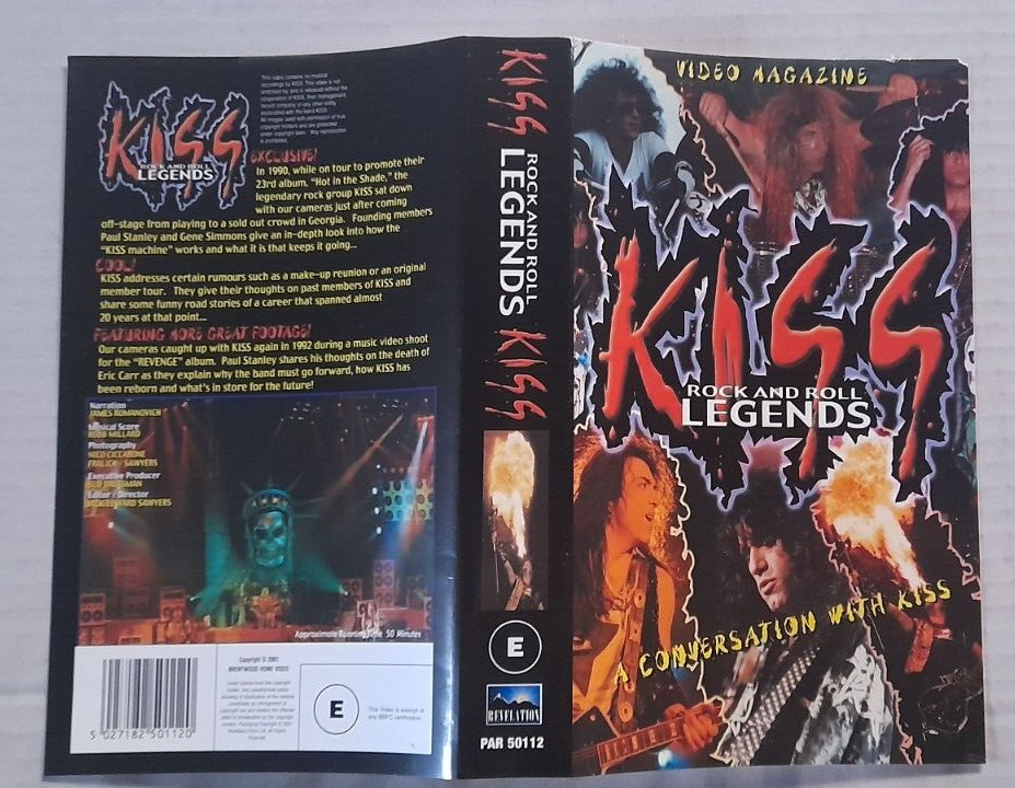 KISS -Rock And Roll Legends A Conversation With Kiss Video Magazine, VHS