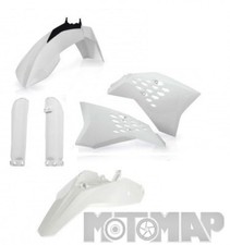 Full Kit Plastiche Acerbis KTM EXC F EXCF 450 530 2008 2009 2010 2011 Bianco