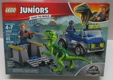 lego juniors raptor rescue truck set 10757