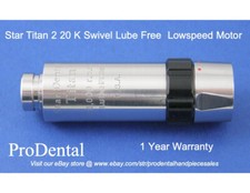 Star Titan 2 - 20,000 rpm Swivel Lube Free Dental Handpiece Motor - ProDental