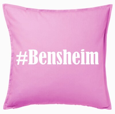 #Bensheim Kissenbezug Pink Ich Liebe Bensheim 136077
