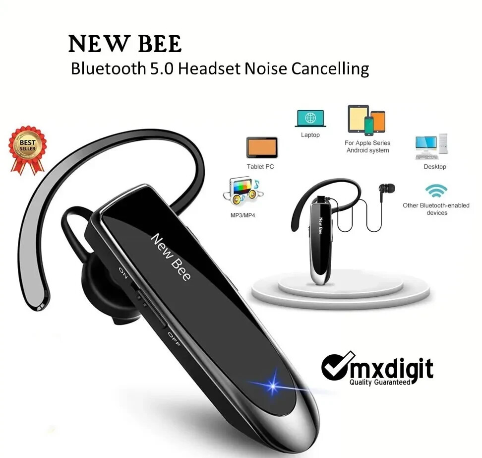 New Bee AudÃfonos Handsfree Bluetooth New Bee Auriculares Manos