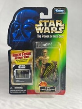 NEW 1997 STAR WARS POWER OF THE FORCE C-3PO FREEZE FRAME ACTION FIGURE CASE a63