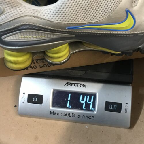 Nike Shoes Womens 6.5 Shox Athletic Low Sneakers 316874-031 Gray Multicolor Mesh - Picture 17 of 18