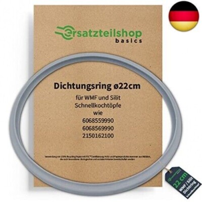 ersatzteilshop basics Dichtungsring 22cm für Silit Schnellkochtopf und WMF 