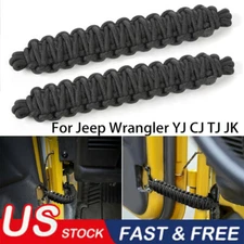 2PCS Car Door Limiting Straps Belt Set Accessories For Jeep Wrangler JK/YJ/TJ US