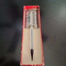 Vintage 1940's Fee Stemwede Chicago USA Airguide Roast Meat Thermometer w Box
