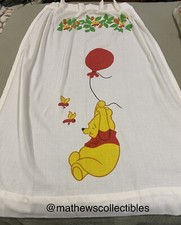 Sears Winnie The Pooh - Vintage 1970s - Curtain Panels - Long 60  X42" - Set Of 4