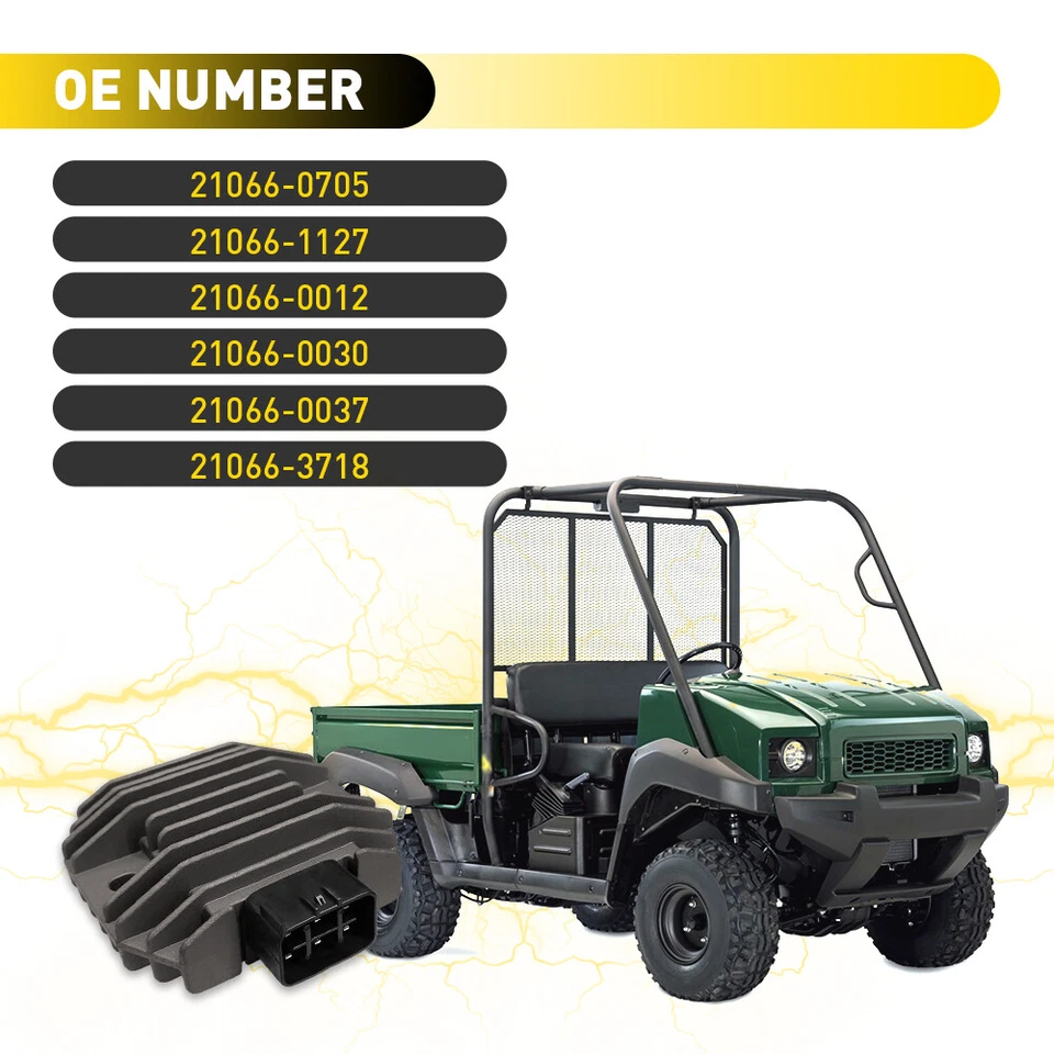 Voltage Regulator Rectifier For Kawasaki MULE 4010 KAF620S 4X4 TRANS 2009-2020 - Image 3 of 4