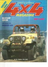 4X4 MAGAZINE N°25 BIGFOOT CIRCUS / PARKER 400 / JEEP CANDY / DOSSIER LADA
