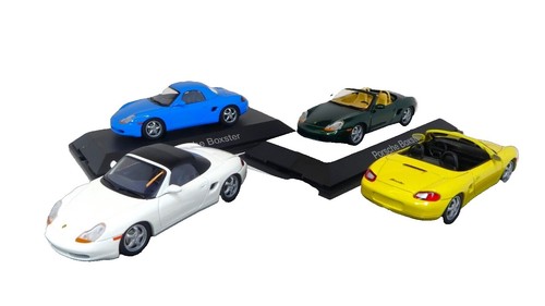 MINICHAMPS Porsche Boxster S 981 Diecast Model Car Aqua Metallic