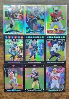 Huge Lot of 9 2007-09 2013 Topps Chrome Rookie Refractors Seahawks Raiders RC SP