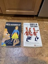 Vintage Colorforms Walt Disney Babes Toyland 180 Junior Dress Designer 104 lot