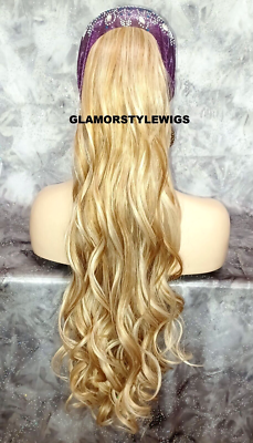 PONYTAIL HAIR PIECE EXTENSIONS EXTRA LONG LAYERED WAVY  display picture 1