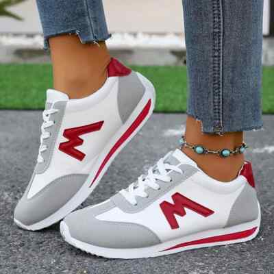 NEU MODE KLASSISCH HERREN DAMEN UNISEX RETRO TRENDY SPORT SNEAKER UK 6,5 / 40