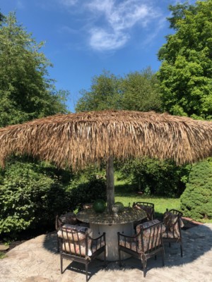 1thatch Panel Replacement Umbrella Cover Patio Furniture Tiki Bar Fence Roof 4x4 Ebay