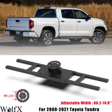 Adjustable Width 66.2''-74.8'' Spare Tyre Carrier For 2000-2021 Toyota Tundra