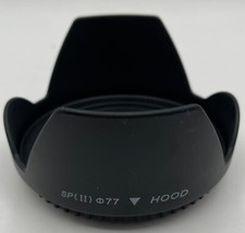 77mm Digital Tulip Flower Lens Hood for Select Digital Cameras and Camcorders