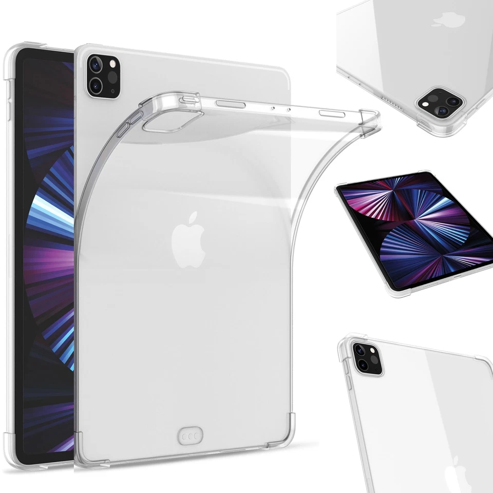 Transparent Étui Silicone Coque Housse Case Cover pour Apple iPad Pro