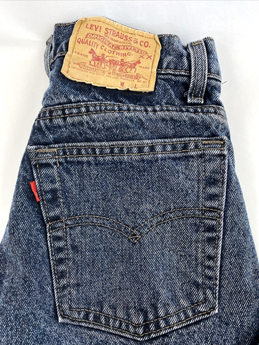 Vtg 90’s Mens Levi’s Blank Red Tab Dark Wash Jeans Sz 29x32 505 4865 ...
