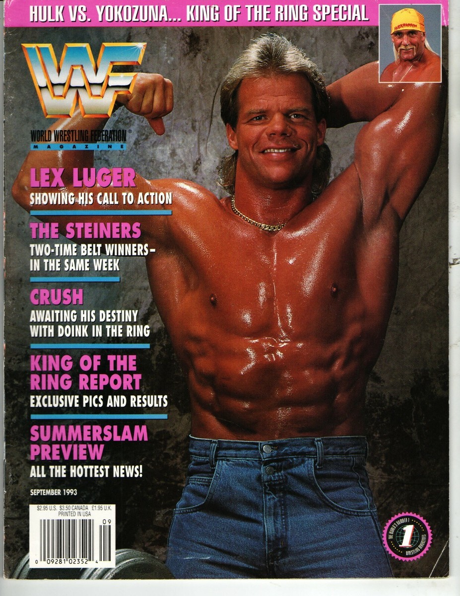 WWF WWE WORLD WRESTLING FEDERATION MAGAZINE SEPTEMBER 1993 HULK