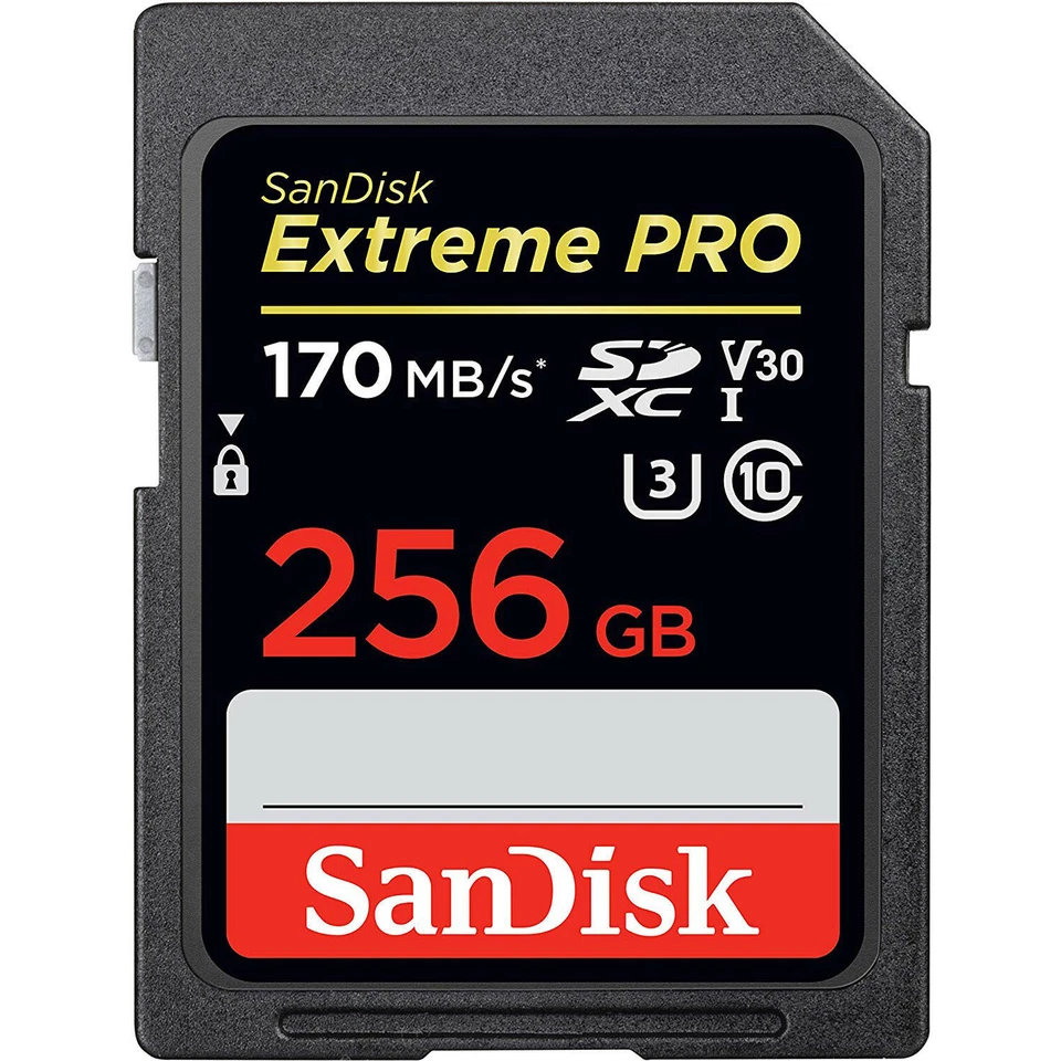 SanDisk Extreme Pro 256GB SDXC 170MB/s Class 10 UHS-I U3 4K UHD SD Memory Card - Image 2 of 2