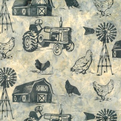 Custom Alaskan Bali Chop By Hoffman Fabrics - December Chickens  #P2081-597