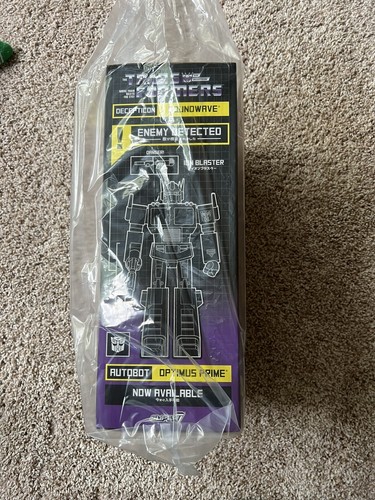 2020 NYCC Super7 Transformers Modellino Super Cyborg Soundwave variante trasparente - Nuovo! - Foto 3 di 5
