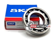 SKF 16005 C3 DEEP GROOVE BALL BEARING, OPEN NO SEALS 25x47x8mm SAME DAY SHIPPING
