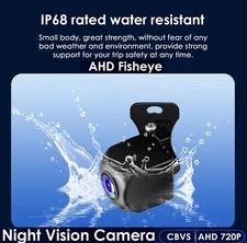CVBS/HD Parking Camera 170° Waterproof Night Vision Car Rear View Reverse Backup