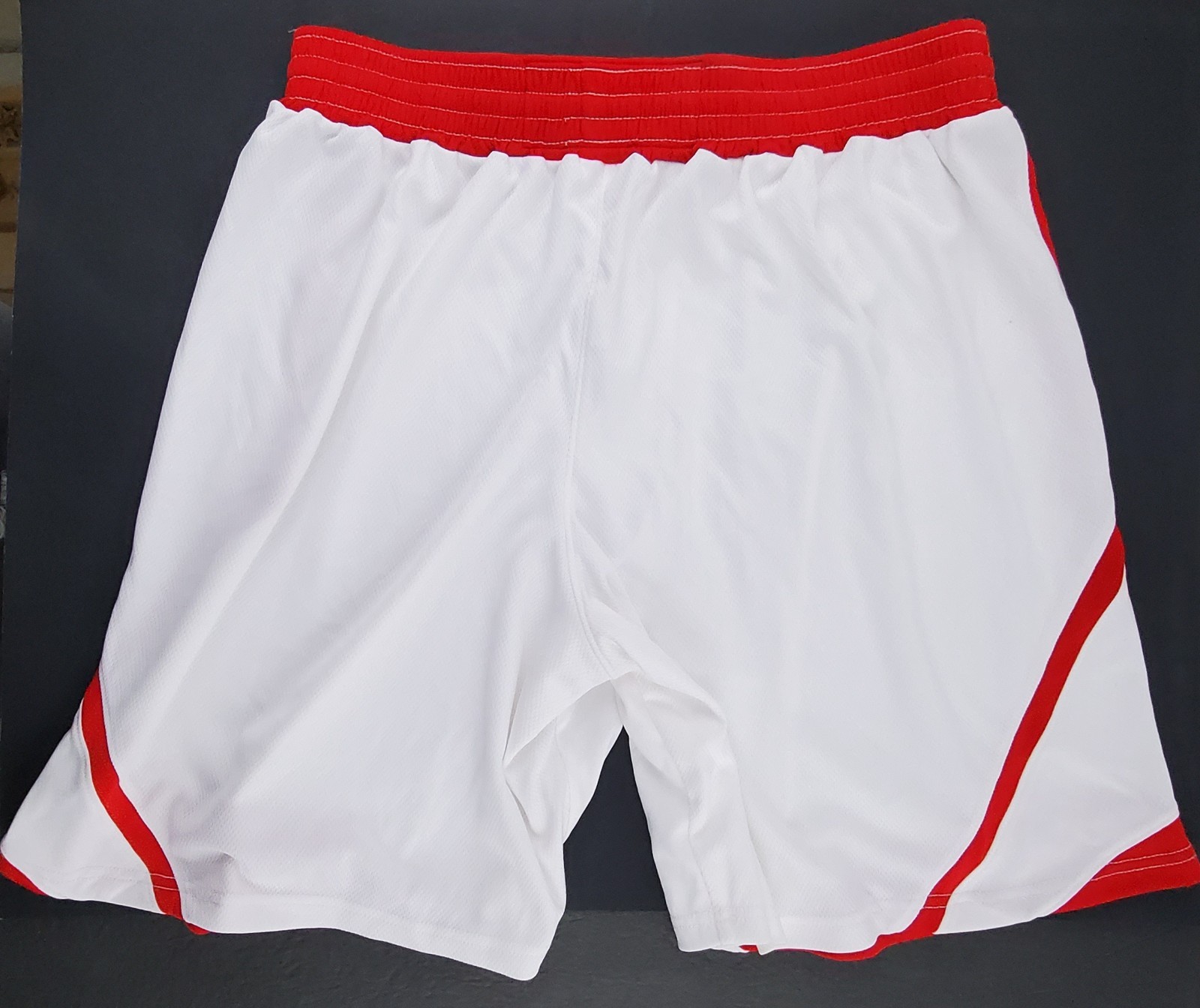 Under Armour Basketball Shorts Womens XL White Red Athletic UKS522 Game UA New thumbnail 3